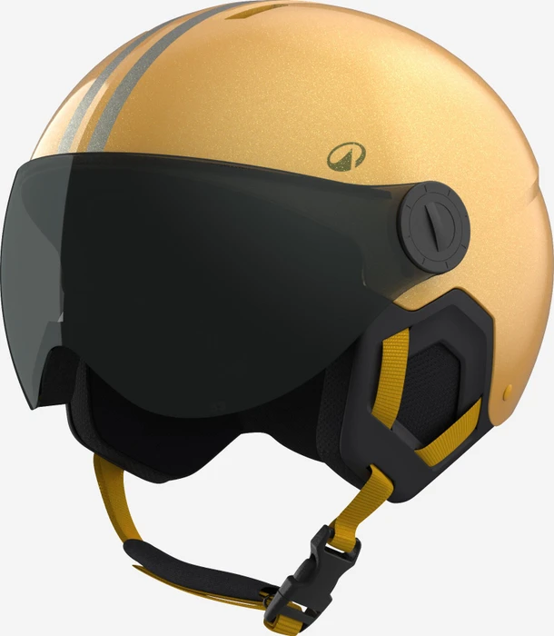 Wedze H-KD 550 Helm gelb/schwarz (Junior)