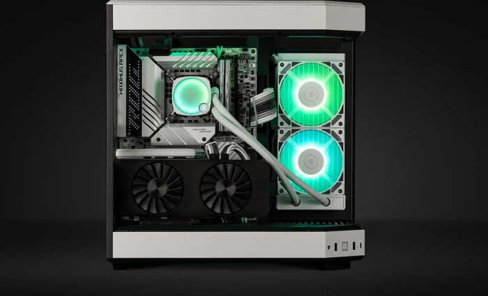 EK Water Blocks EK-Nucleus AIO CR240 Lux D-RGB White, weiß