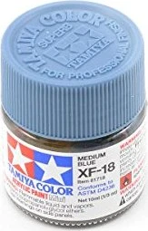 Tamiya Acrylic Paint XF-18 medium blue, 10ml