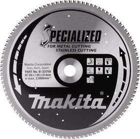 Makita Specialized Kreissägeblatt 100Z, 305x1.95x25.4mm, 1 Stück