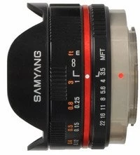 Samyang 7.5mm 3.5 Fisheye für Micro-Four-Thirds schwarz