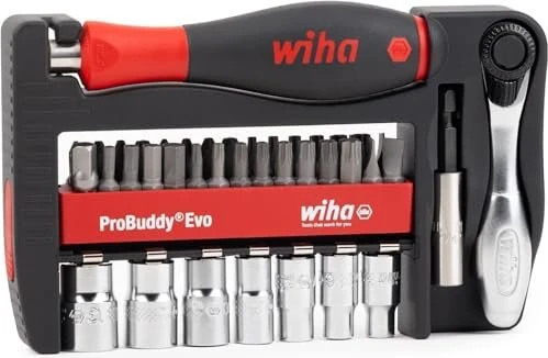 Wiha 6251M ProBuddy Evo Bitset inkl. Werkzeugbox, 40-tlg.