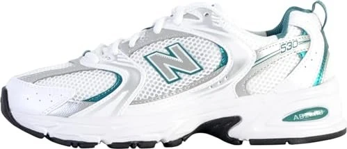 New Balance 530 white/silver metallic/vintage teal (Herren)