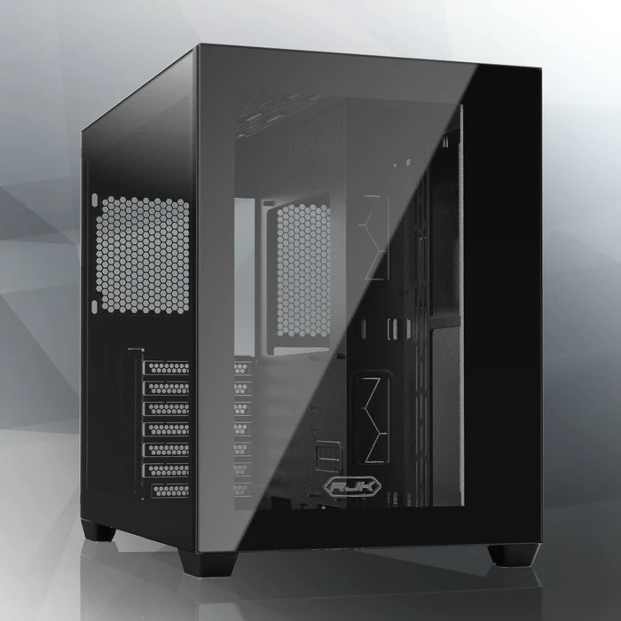 Raijintek Paean C7 TG4 Black, schwarz, Glasfenster