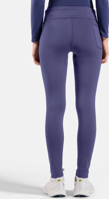 Odlo Essential Warm Tights Laufhose lang skipper blue (Damen)