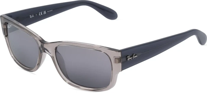 Ray-Ban RB4388 55mm polished transparent grey/grey