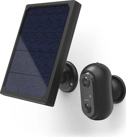 Hama Outdoor WLAN-Kamera schwarz, inkl. Solarpanel