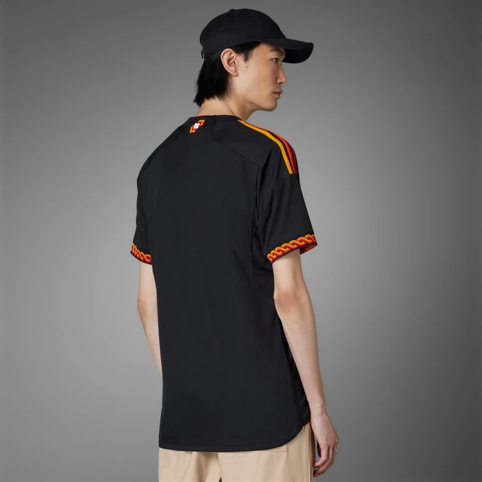 adidas AS Rom 2023/2024 Ausweichtrikot black (Herren)