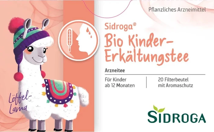 Sidroga Bio Kinder-Erkältungstee Beutel, 20 Stück