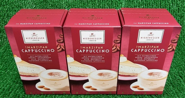 Niederegger Marzipan Cappuccino Kaffeepulver Beutel, 10 Stück