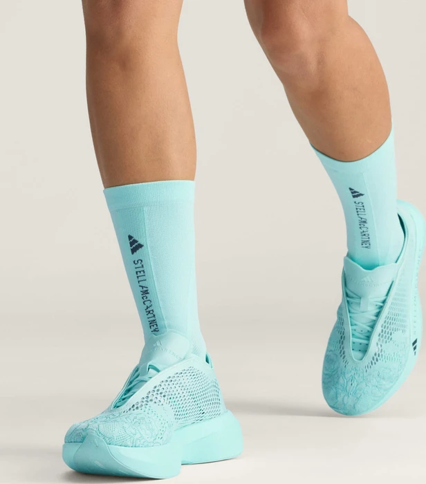 adidas by Stella McCartney Crew Socken semi flash aqua/aurora black (Damen)