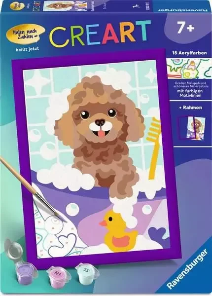 Ravensburger Malen nach Zahlen CreArt Badender Pudel (12023181)
