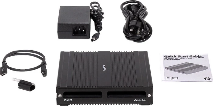 Sonnet SF3 Series - AJA PAK Media Pro Card Reader - Multi-Slot-Cardreader, Thunderbolt 3 [Buchse]