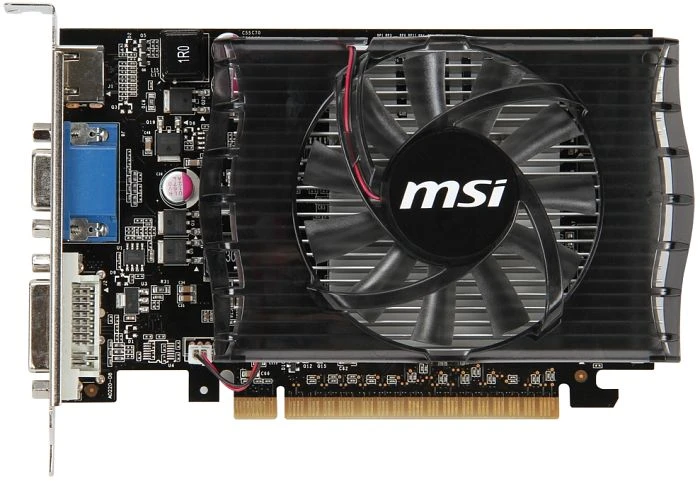 MSI GeForce GT 630, N630-2GD3, 2GB DDR3, VGA, DVI, HDMI