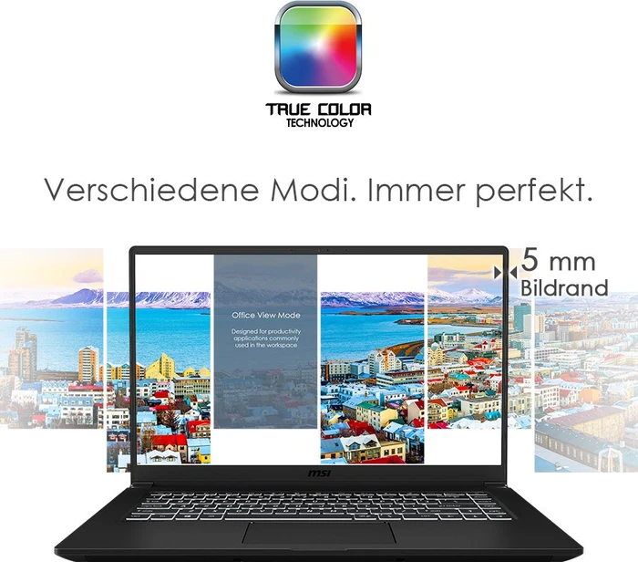 MSI Modern 15 A10RAS-400, Onyx Black, Core i7-10510U, 16GB RAM, 512GB SSD, GeForce MX330, DE