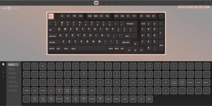 Keychron V5 Max, Carbon Black, 96%, LEDs RGB, hot-swap, Gateron Jupiter RED, USB/Bluetooth, US