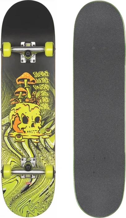 Globe G1 Nature Walk 8.125" Komplettboard black/toxic yellow