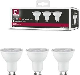 Paulmann LED Reflektor GU10 7W/840 neutralweiß weiß, 3 Stück