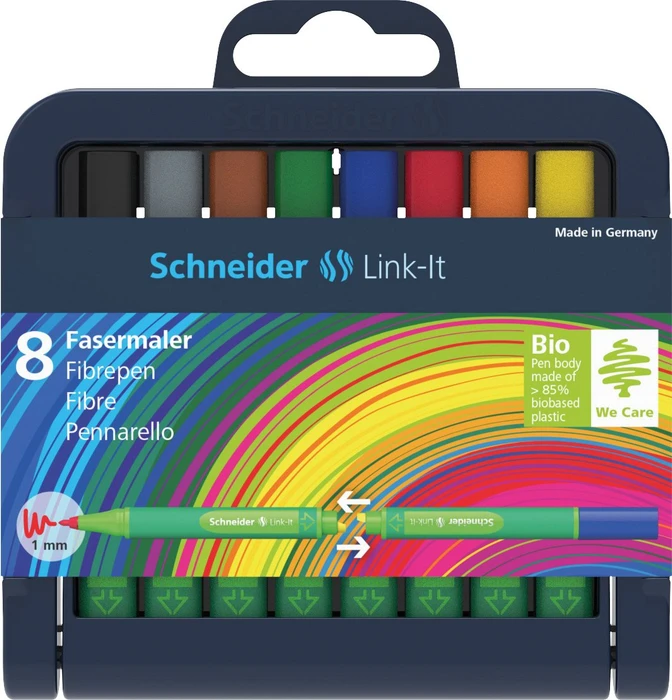 Schneider Link-It Filzstift sortiert, 8er-Pack (192098)