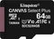Kingston Canvas Select Plus R100 64GB, UHS-I U1, A1, Class 10 Vorschaubild
