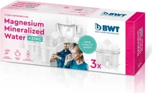 BWT ZINC + Magnesium Mineralized Water Filterkartusche, 3 Stück