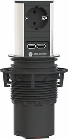 Bachmann Elevator mit 2x USB, 1-fach, 2m