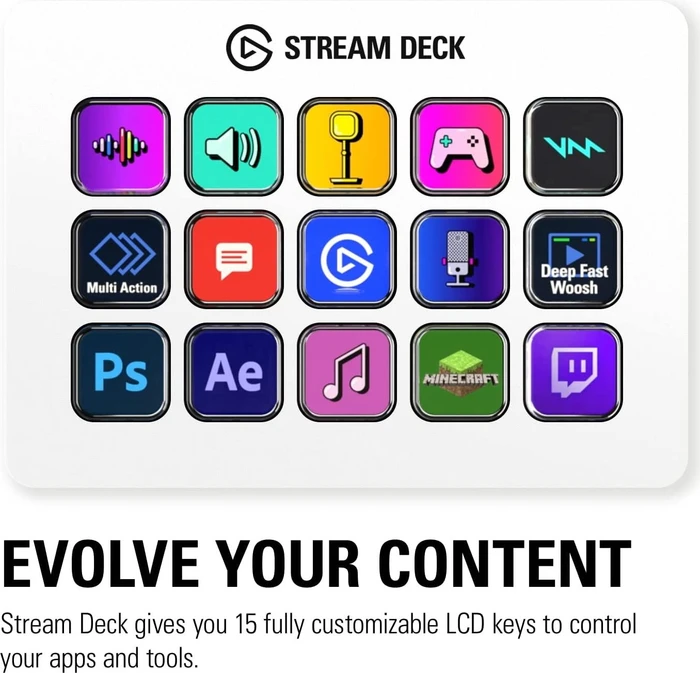 Elgato Stream Deck MK.2, weiß, USB-A
