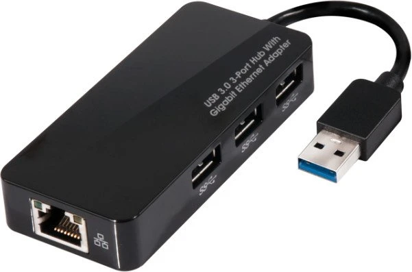 Club 3D SenseVision Multiport-Adapter, RJ-45, USB-A 3.0 [Stecker]