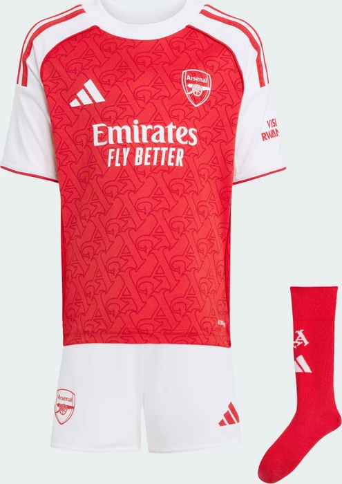 adidas FC Arsenal Kids Mini 2025/2026 Heimausrüstung better scarlet/white (Junior)
