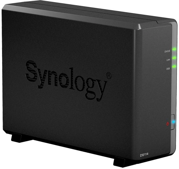 Synology DiskStation DS114, 512MB RAM, 1x RJ-45 1000Base-T, 2x USB-A 3.0