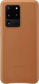 Samsung Leather Cover für Galaxy S20 Ultra braun