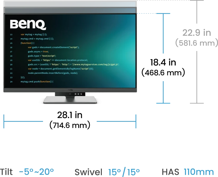 BenQ RD320U, 31.5"