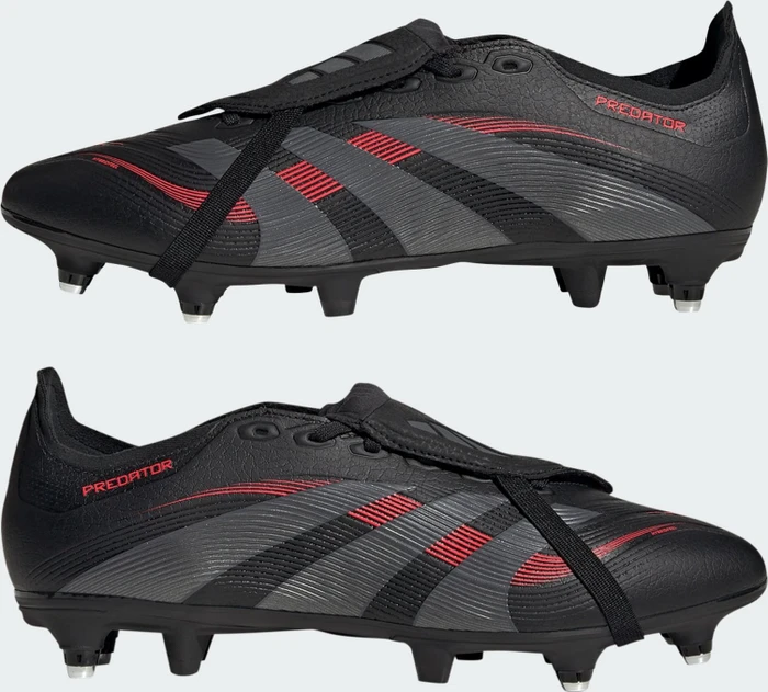 adidas Predator League Fold-Over Tongue SG core black/grey four/lucid red