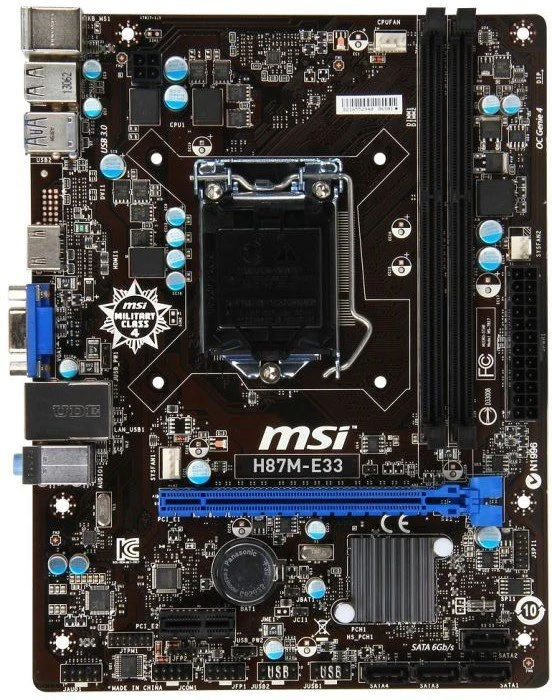 MSI H87M-E33 (Intel 1150)