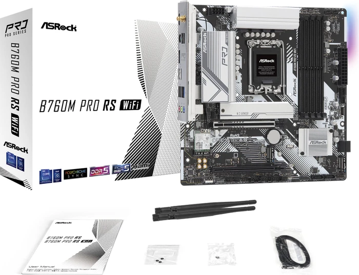 ASRock B760M Pro RS WiFi (Intel 1700)