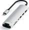 Satechi USB-C Slim Multi-Port with Ethernet Adapter silver Dual-Slot-Cardreader, USB-C 3.0 [Stecker] Vorschaubild