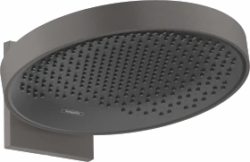 Hansgrohe Rainfinity 360 1jet Kopfbrause mit Brausearm brushed black chrome