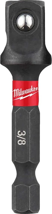 Milwaukee Shockwave Steckschlüssel-Adapter 50mm, 1/4" auf 3/8"