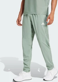 adidas Own the Run Trainingshose lang silver green (Herren)