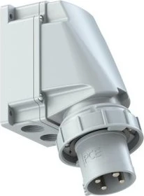 PCE CEE-Wandgerätestecker 63A 4p 1h IP67 POWER TWIST