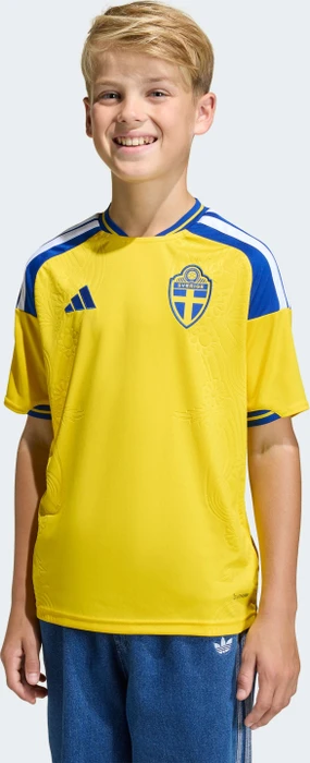 adidas FIFA WM 2026 Schweden Heimtrikot kurzarm (Junior)