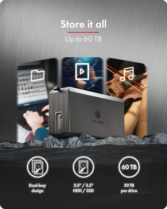 RaidSonic Icy Box IB-RD3720-CU3, USB-C 3.0
