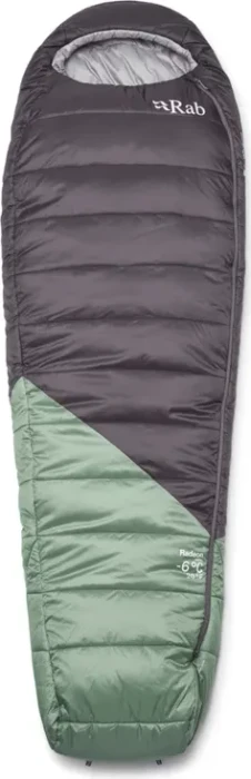 Rab Radeon -6C Regular Mumienschlafsack dark fig green/graphene (Damen)
