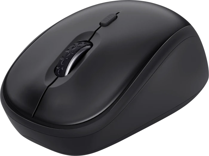 Trust Yvi+ Silent Wireless Compact Mouse schwarz, Clevergreen, USB