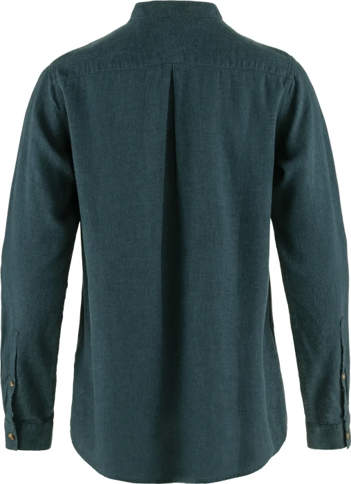 Fjällräven Övik Hemp Hemd langarm mountain blue (Damen)