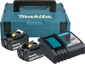 Makita Powersource-Kit Starterset 18V, 3.0Ah, Li-Ionen, 2 Akkus [6.0Ah] [108Wh]