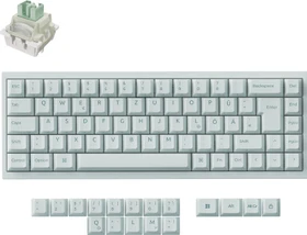 Keychron Q16 HE 8K Ceramic Keyboard, Light Green, 65%, LEDs RGB, Ultra-Fast Lime Magnetic, USB, DE (Q16HW-L1-DE)