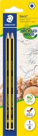 Staedtler Noris 120 Bleistift B graphit, schwarz/gelb, 2er-Pack