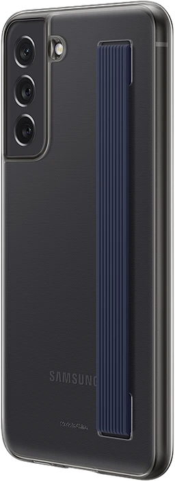 Samsung Slim Strap Cover für Galaxy S21 FE Dark Grey