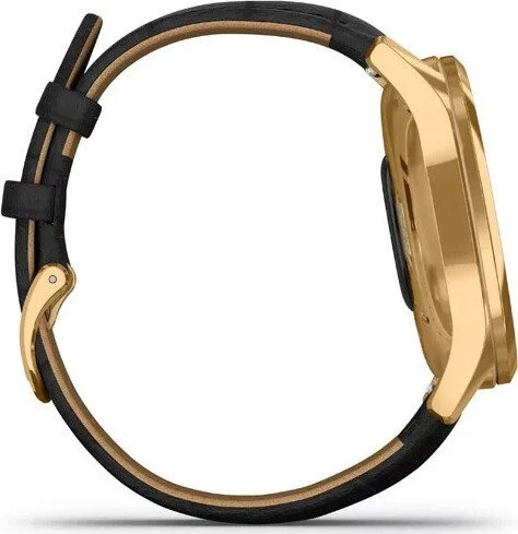 Garmin vivomove Luxe Aktivitäts-Tracker black embossed/24k gold